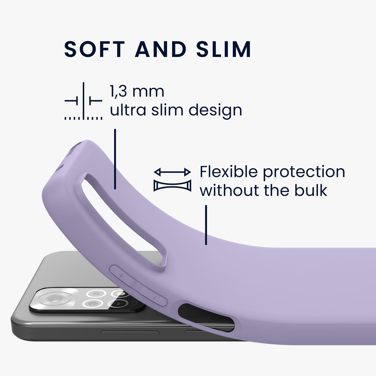 kwmobile Phone Case for Xiaomi Redmi Note 11 / Note 11S - Protective Cover