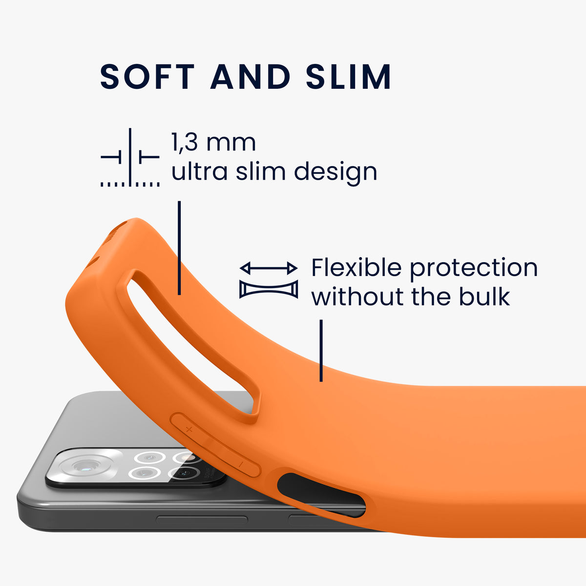 kwmobile Phone Case for Xiaomi Redmi Note 11 / Note 11S - Protective Cover