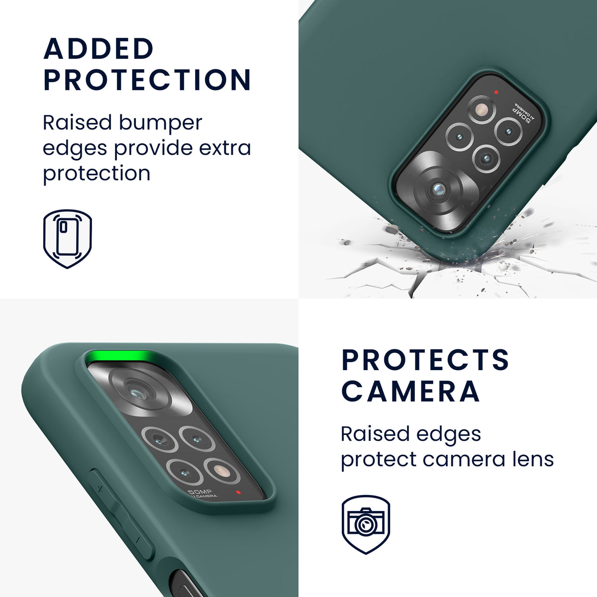kwmobile Phone Case for Xiaomi Redmi Note 11 / Note 11S - Protective Cover