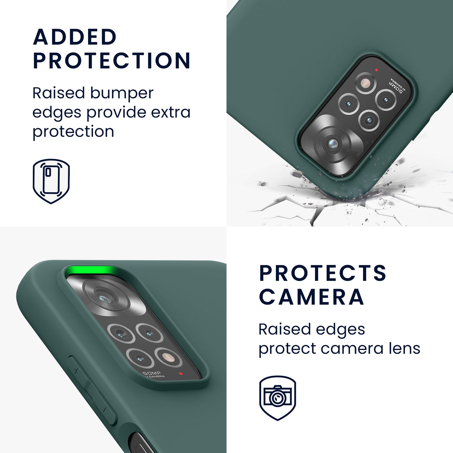 kwmobile Phone Case for Xiaomi Redmi Note 11 / Note 11S - Protective Cover