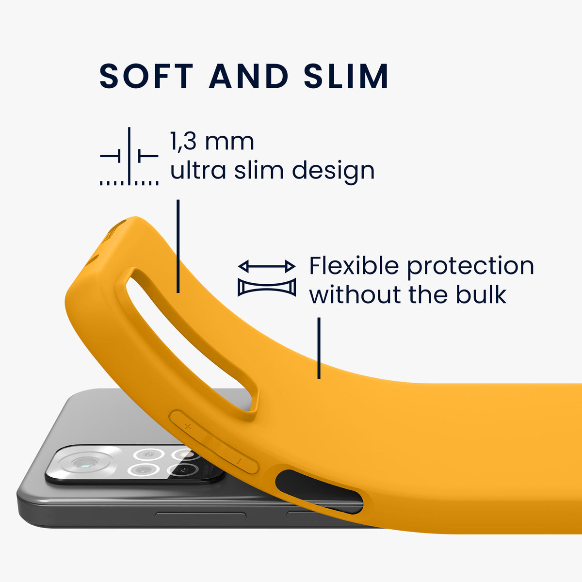 kwmobile Phone Case for Xiaomi Redmi Note 11 / Note 11S - Protective Cover
