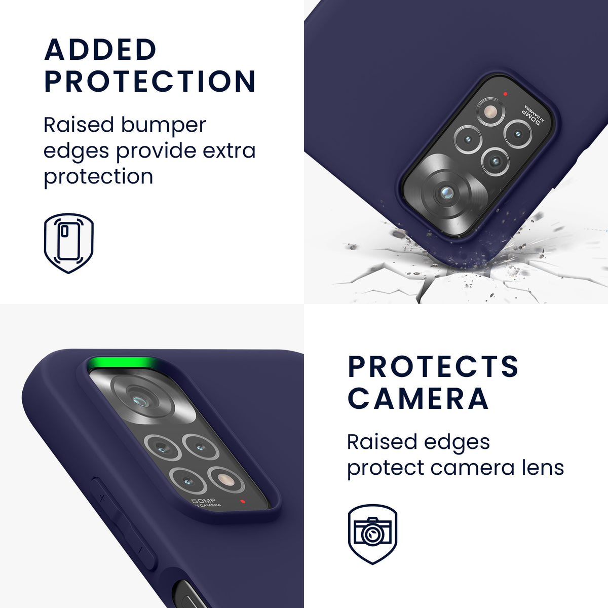 kwmobile Phone Case for Xiaomi Redmi Note 11 / Note 11S - Protective Cover