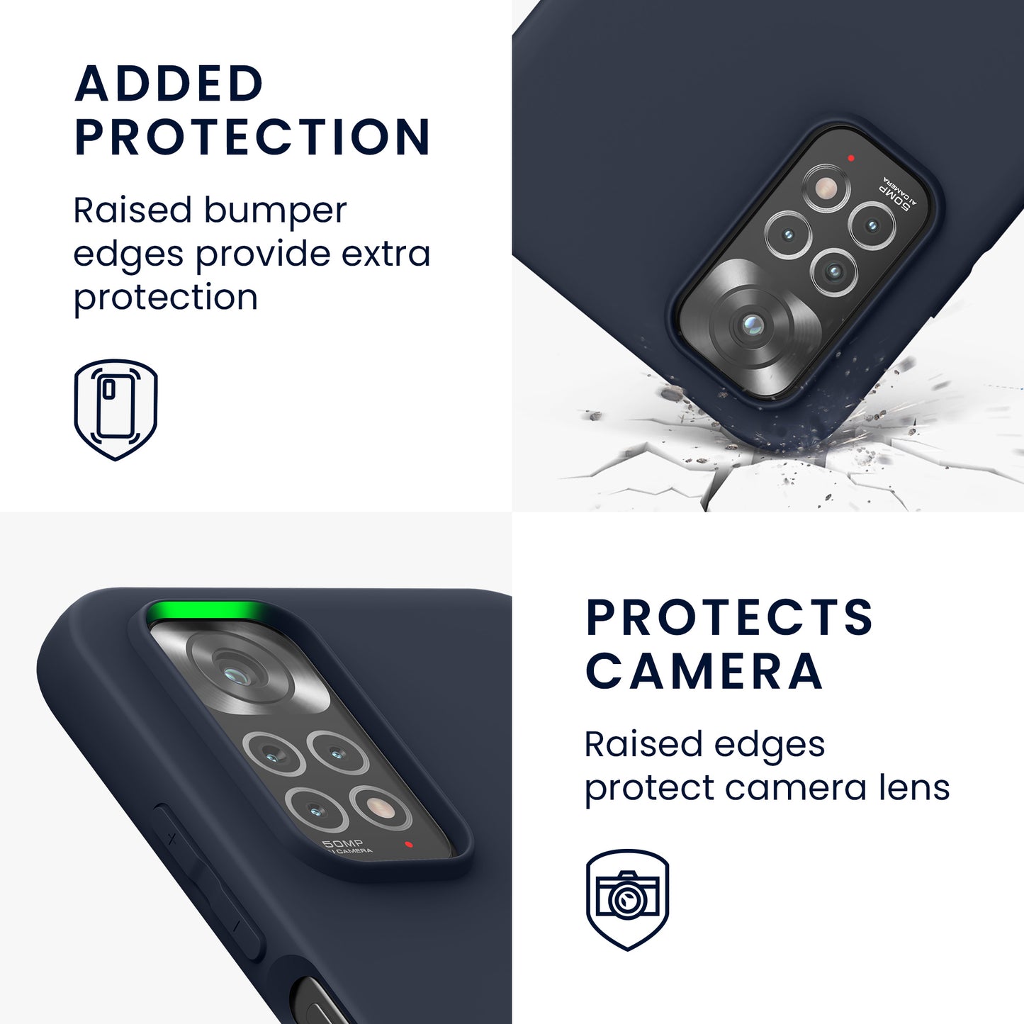 kwmobile Phone Case for Xiaomi Redmi Note 11 / Note 11S - Protective Cover