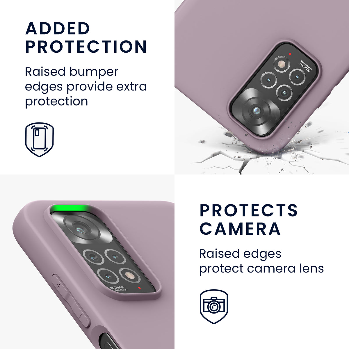 kwmobile Phone Case for Xiaomi Redmi Note 11 / Note 11S - Protective Cover