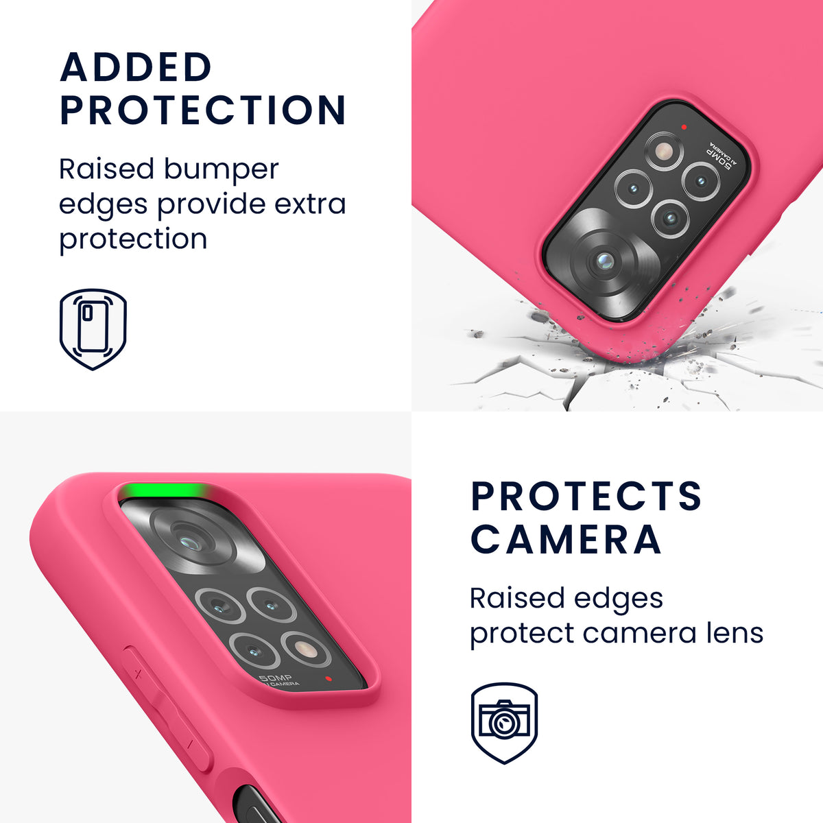 kwmobile Phone Case for Xiaomi Redmi Note 11 / Note 11S - Protective Cover