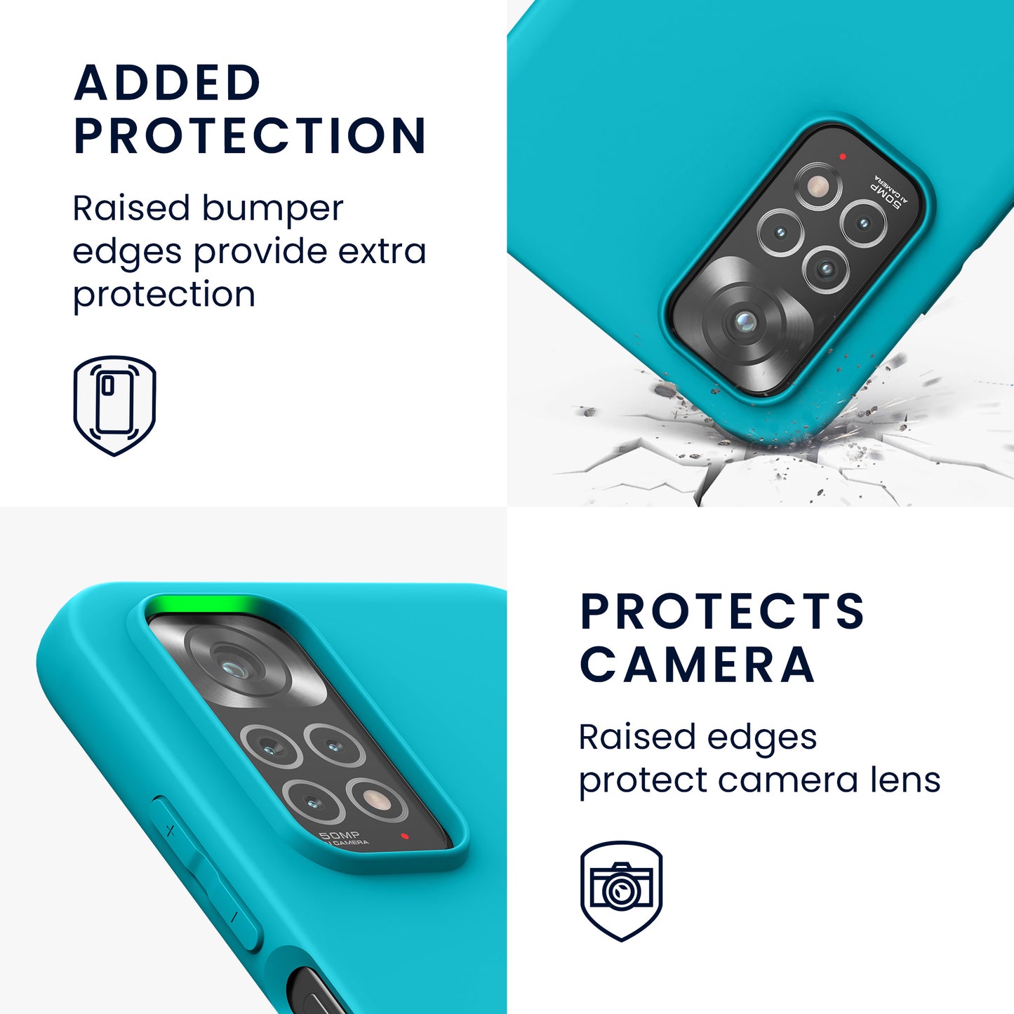 kwmobile Phone Case for Xiaomi Redmi Note 11 / Note 11S - Protective Cover