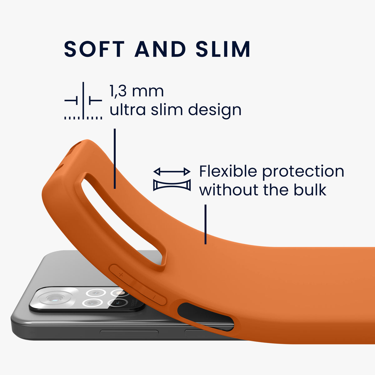 kwmobile Phone Case for Xiaomi Redmi Note 11 / Note 11S - Protective Cover