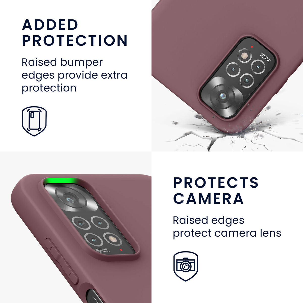 kwmobile Phone Case for Xiaomi Redmi Note 11 / Note 11S - Protective Cover