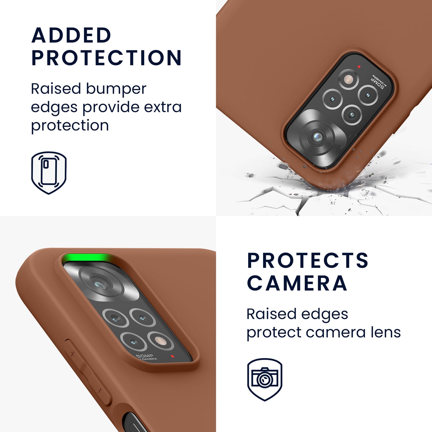 kwmobile Phone Case for Xiaomi Redmi Note 11 / Note 11S - Protective Cover