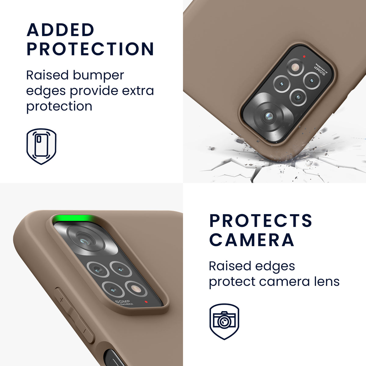kwmobile Phone Case for Xiaomi Redmi Note 11 / Note 11S - Protective Cover