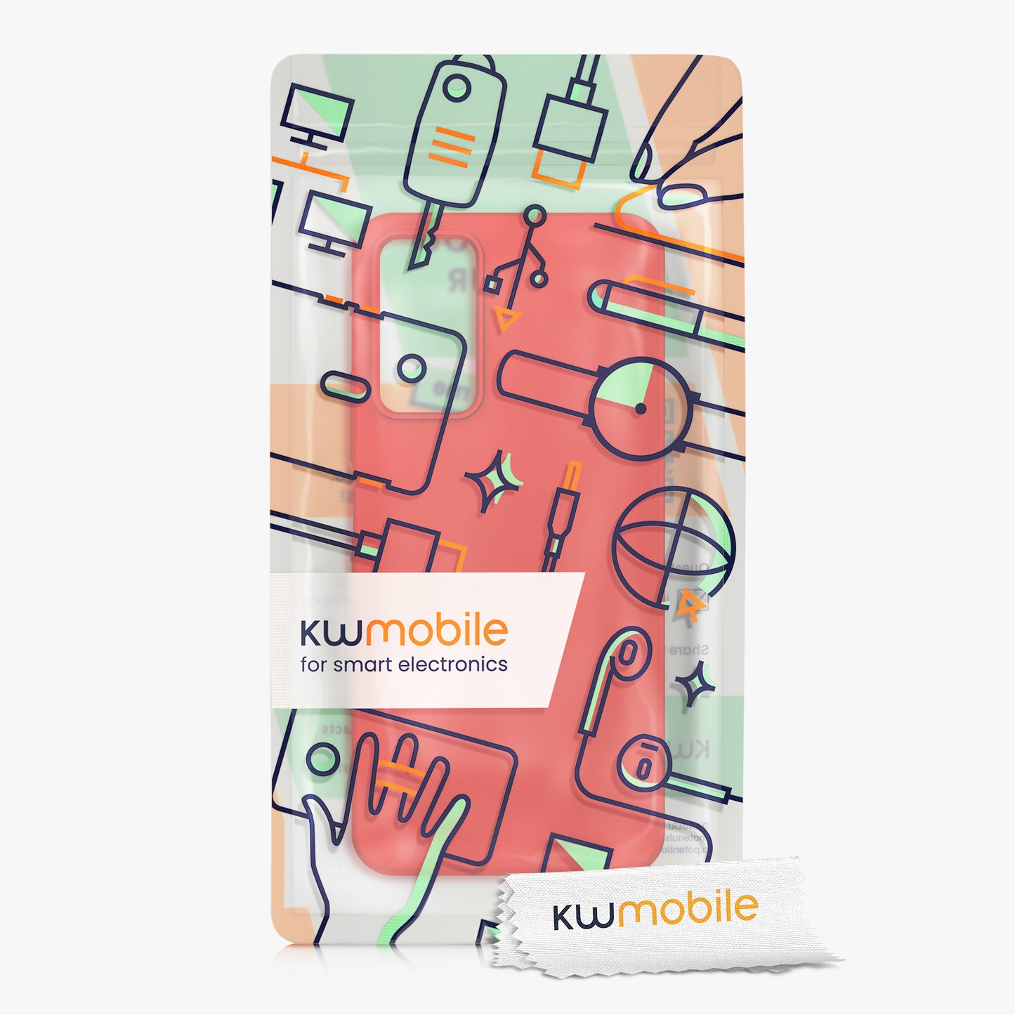 kwmobile Phone Case for Xiaomi Redmi Note 11 Pro / Note 11 Pro (5G) / Note 12 Pro (4G) Case - Silicone - Wireless Charging - Protective Cover