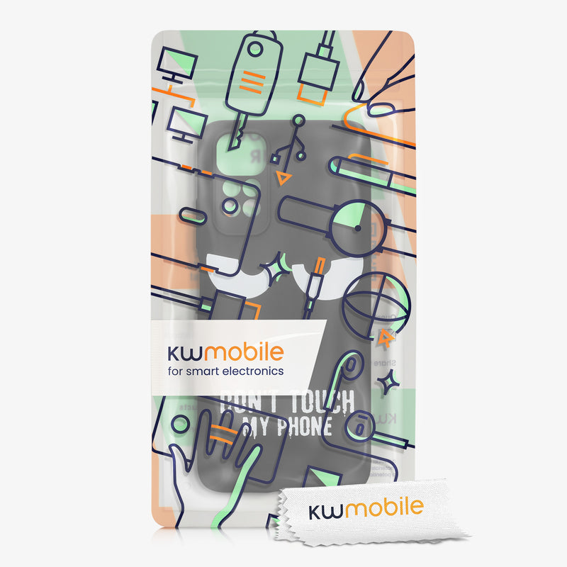 Xiaomi Redmi Note 11 / Note 11S Silicone Phone Case Don't touch my Phone