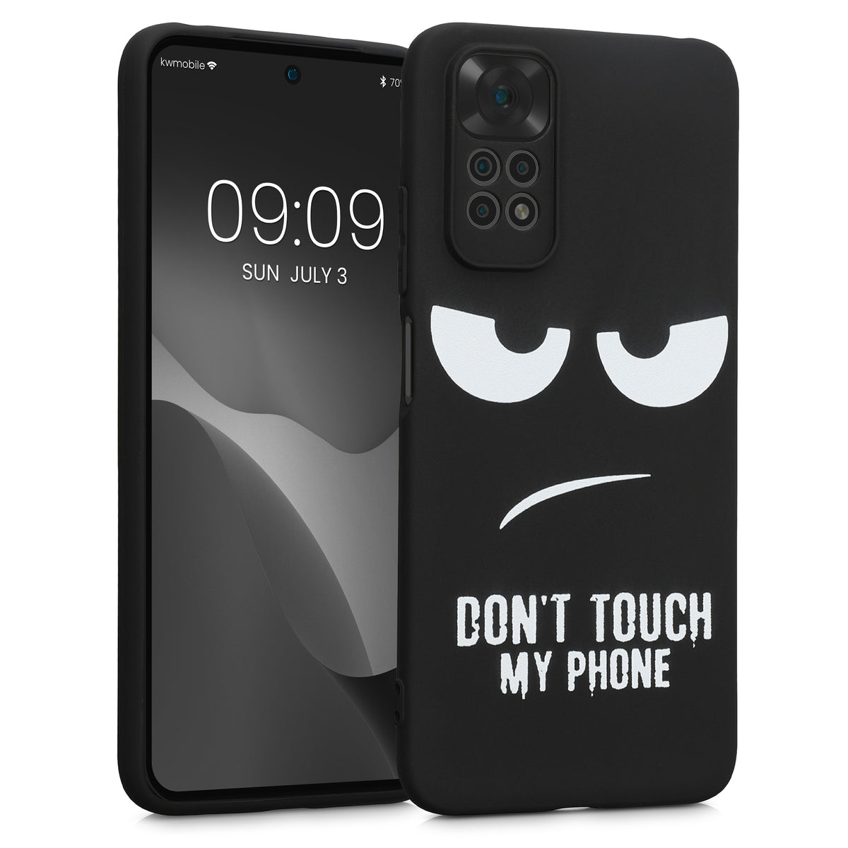 Xiaomi Redmi Note 11 / Note 11S Silicone Phone Case Don't touch my Phone