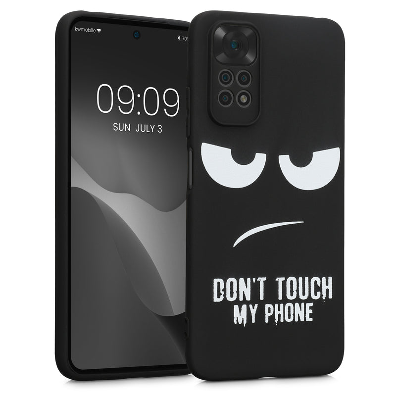 Xiaomi Redmi Note 11 / Note 11S Silicone Phone Case Don't touch my Phone