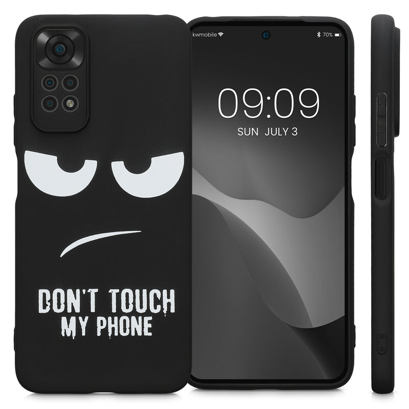 Xiaomi Redmi Note 11 / Note 11S Silicone Phone Case Don't touch my Phone