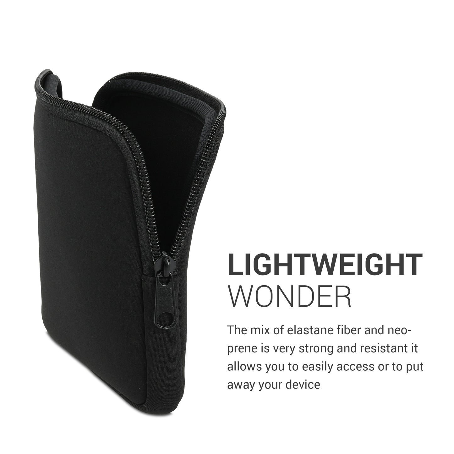 kwmobile Schutztasche für eReader - Tasche Hülle Cover Case Schutzhülle - 17,5 x 14,7 cm Innenmaße - Hüllen