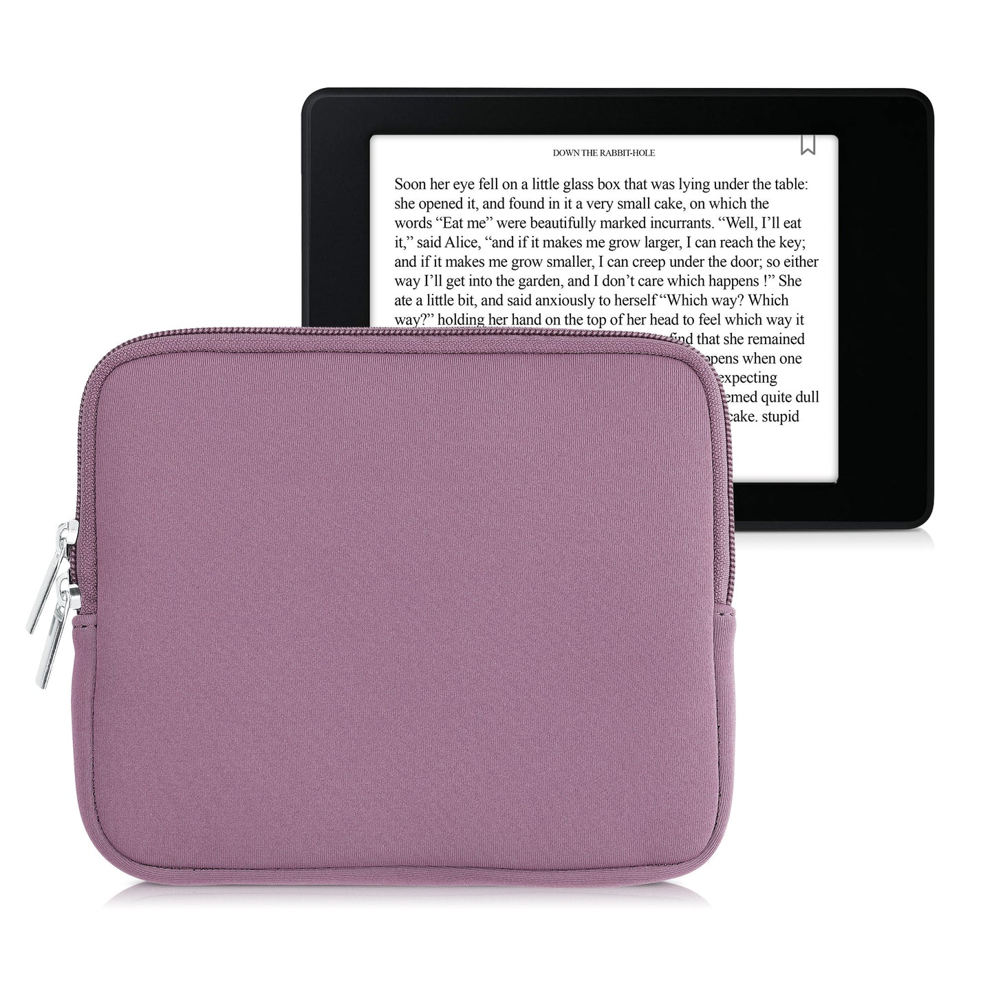 kwmobile Schutztasche für eReader - Neopren Tasche Hülle Cover Case Schutzhülle Lavendel - 17,5 x 14,7 x 1 cm Innenmaße Lavendel  