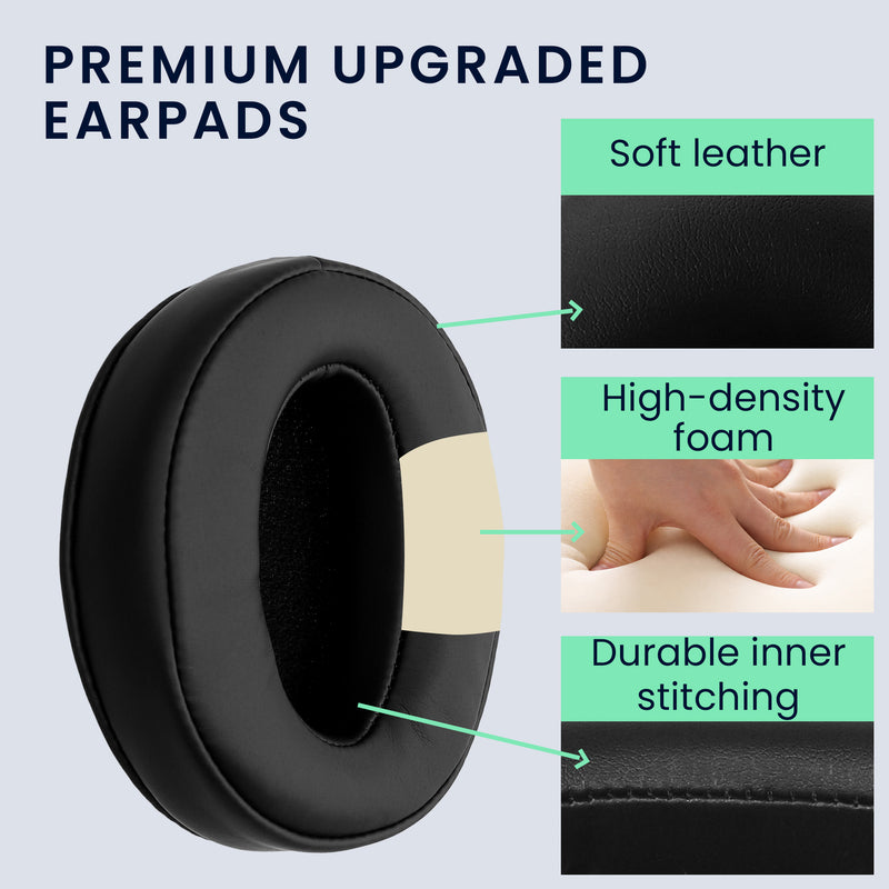 kwmobile Ear Pads for Sennheiser HD 300 Ear Cushions Replacement Ear Pads Headphone Spare Parts Headphone Replacement Pads for Over Ear Headphones
