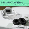 kwmobile Ear Pads for Sennheiser HD 300 Ear Cushions Replacement Ear Pads Headphone Spare Parts Headphone Replacement Pads for Over Ear Headphones