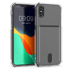 iPhone X / XS Silicone Back Cover with Photo Pocket
