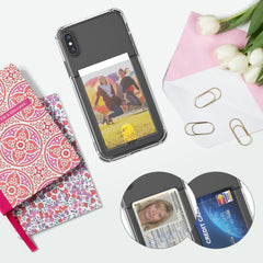 iPhone X / XS Silicone Back Cover with Photo Pocket