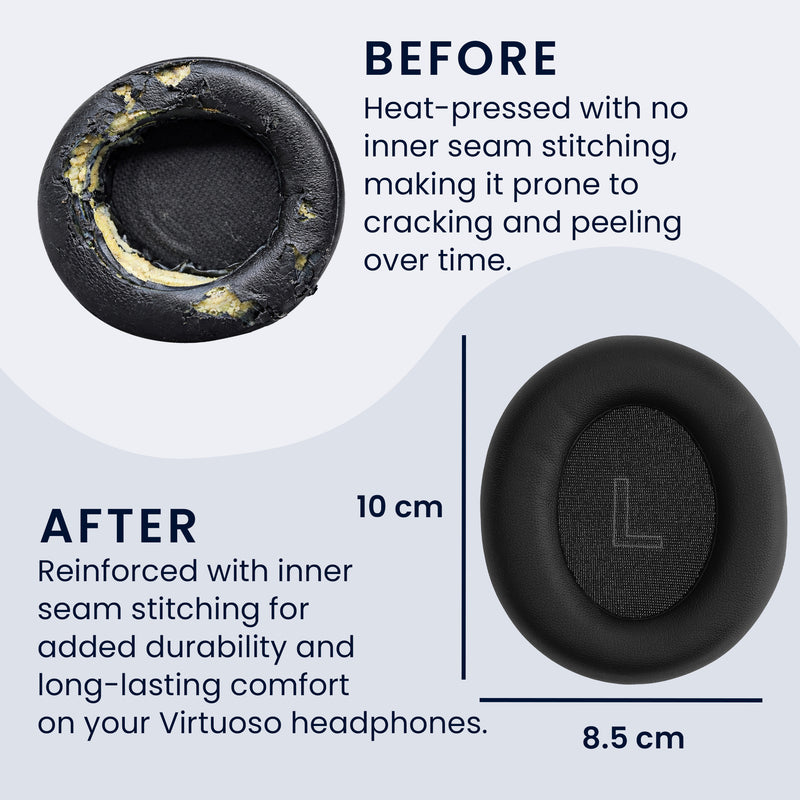 kwmobile Ear Pads for Anker Soundcore Life Q35 / Q30 Earpads Replacement Ear Pads Headphone Replacement Parts Headphone Replacement Cushions for Over-Ear Headphones