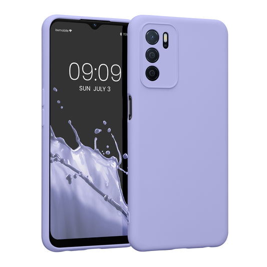 kwmobile Slim Case Compatible with Oppo A16 / A16s / A54s - Silicone Phone Cover