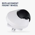 kwmobile Front Laufrad kompatibel mit Roborock S65/S55 Max/S65 Pure/S45 Max/S7/S75/S7 Max/T7S Plus/G10 - Vorderrad