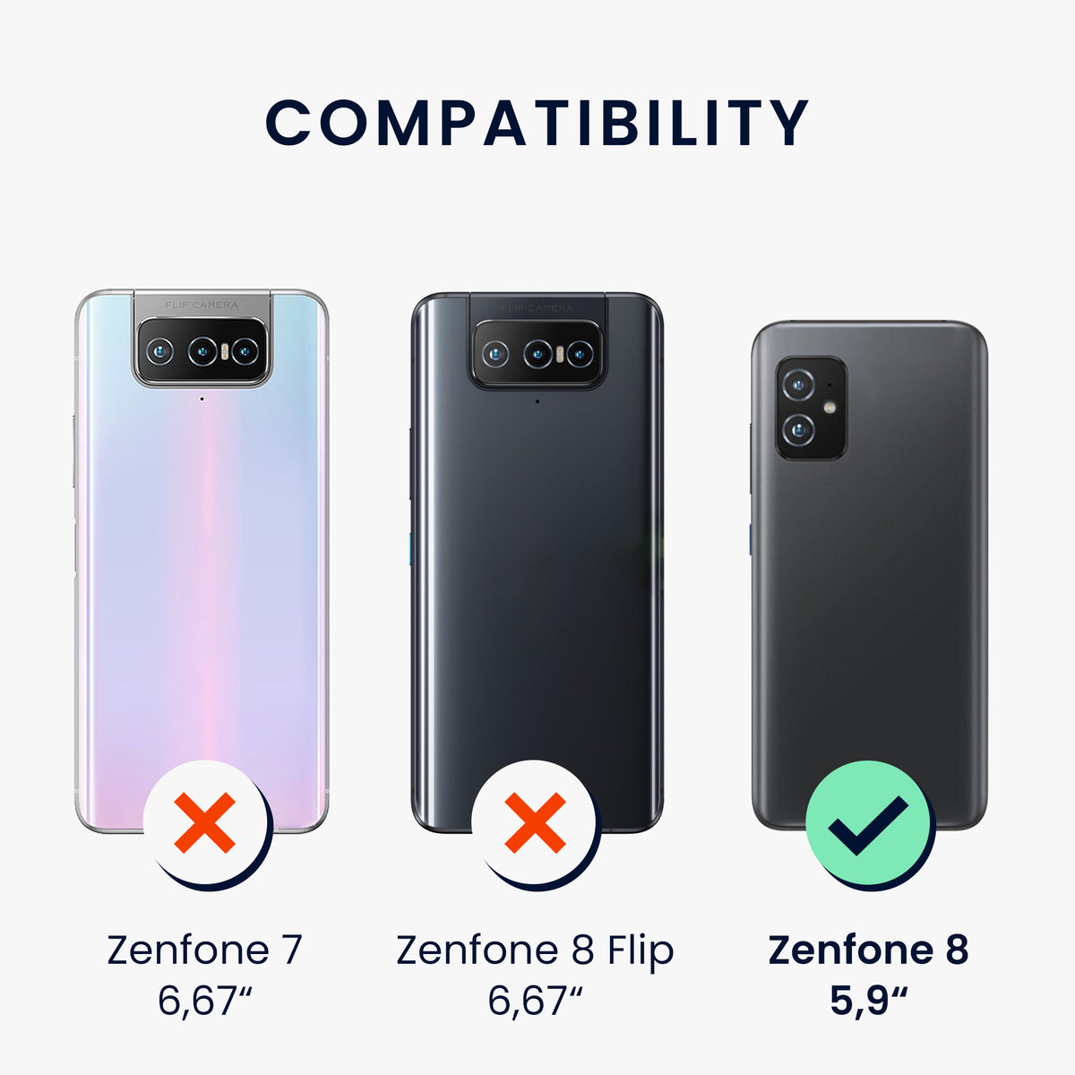 ASUS Zenfone 8 Silicone Necklace Case