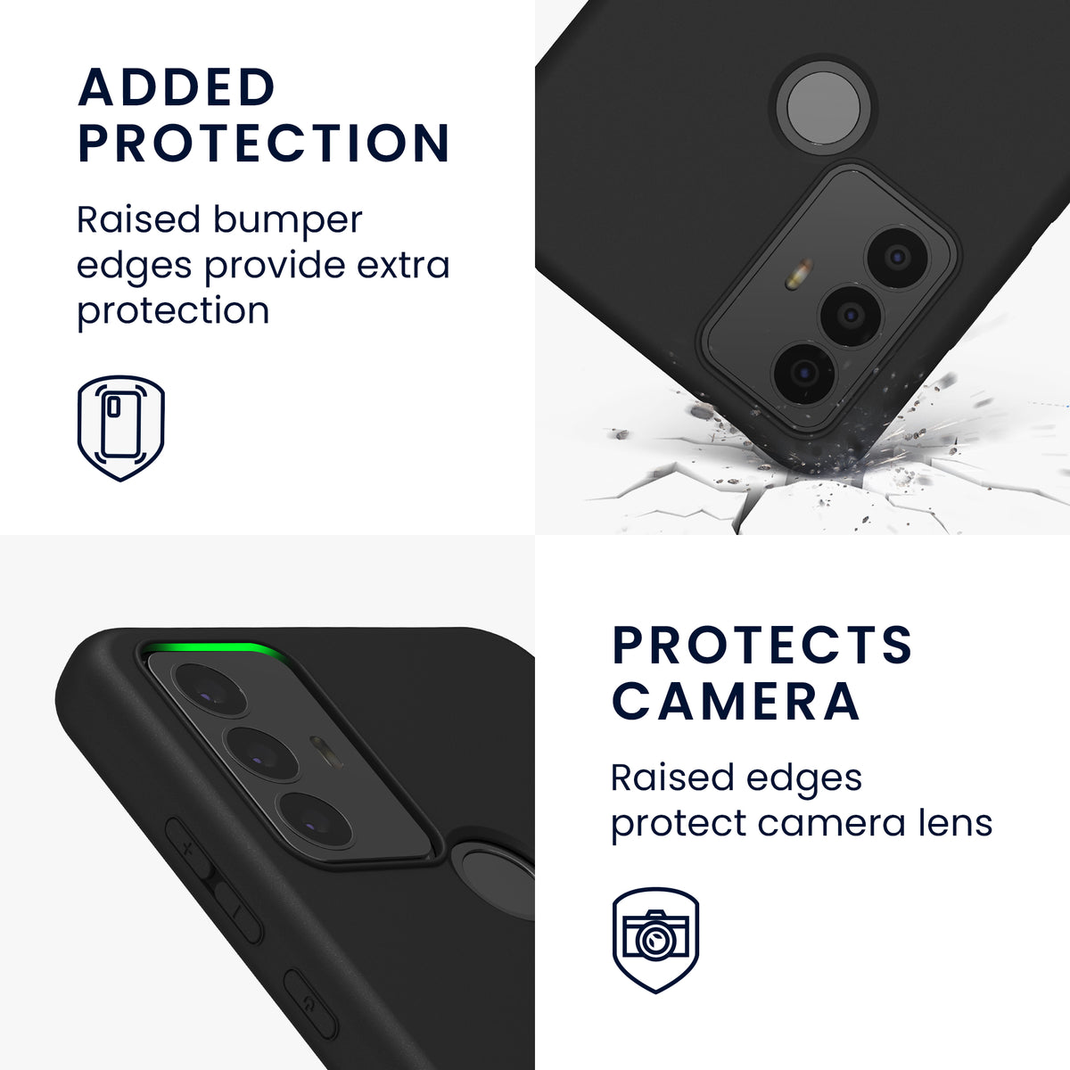 TCL 30 E / 30 SE Case Matt Silicone