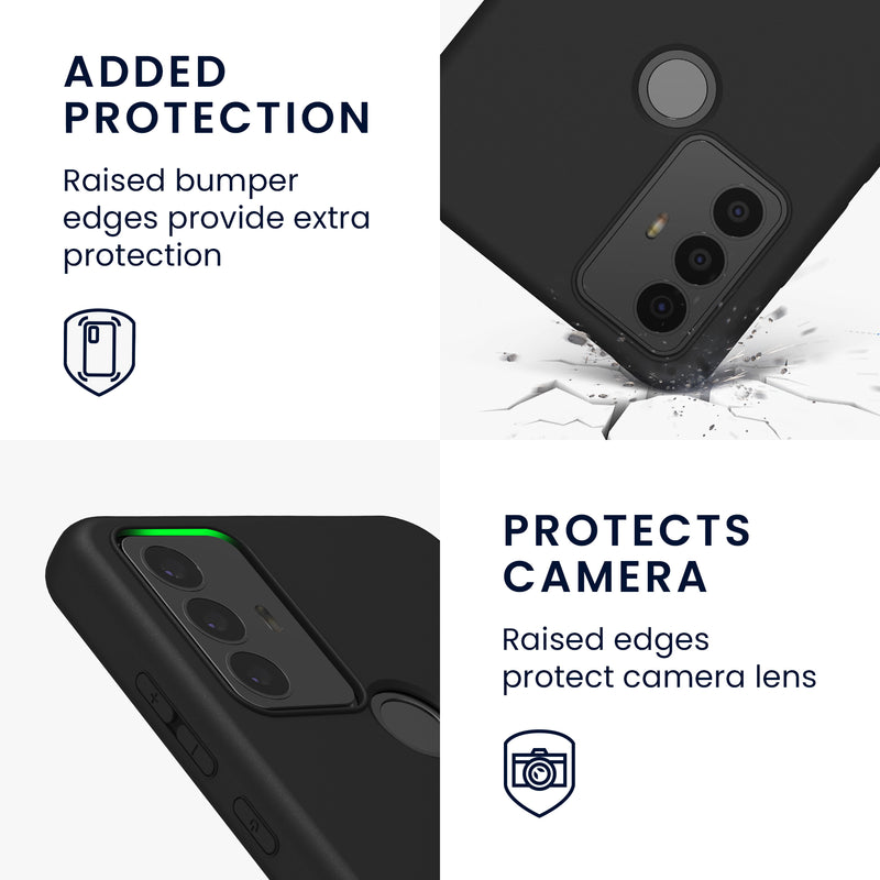 TCL 30 E / 30 SE Case Matt Silicone