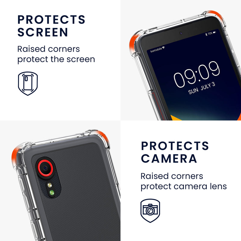 kwmobile Necklace Case compatible with Samsung Galaxy Xcover 5 Case