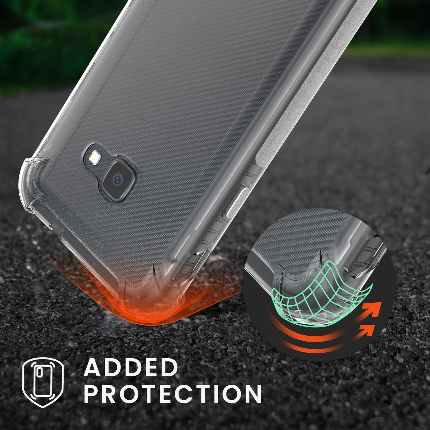 kwmobile Necklace Case compatible with Samsung Galaxy Xcover 4 / 4S Cover