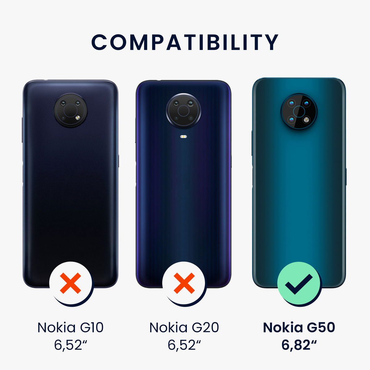 Nokia G50 Silicone Necklace Phone Case