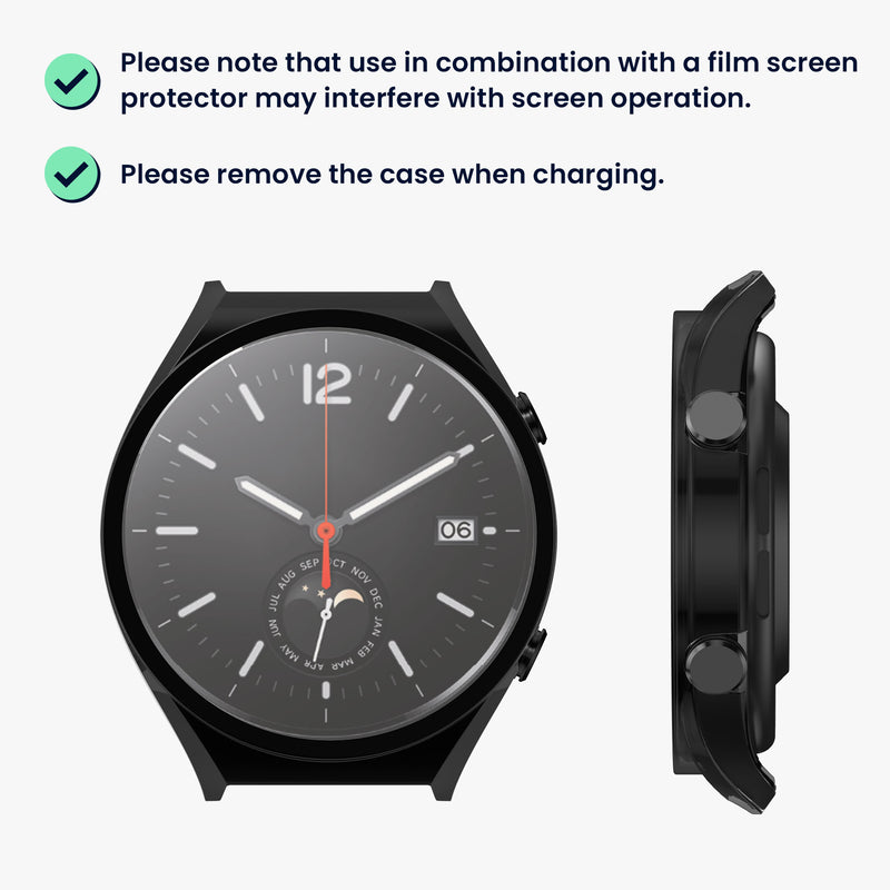 2x Full Body Protective Case for Xiaomi Watch S1