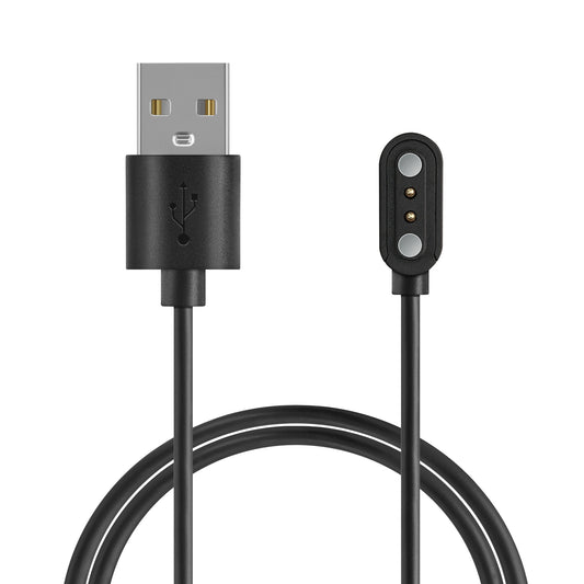 kwmobile Smartwatch Ladekabel für Ticwatch GTH / Oppo Watch Free USB Ladekabel für Smartwatch - Smart Watch Aufladekabel - Fitnesstracker Ersatzkabel - Schwarz Schwarz  