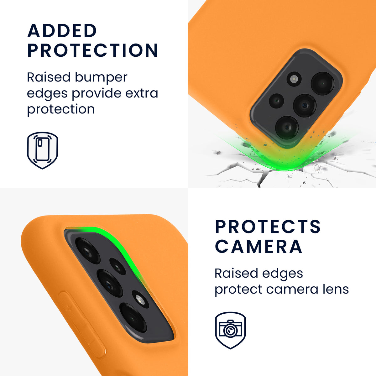 kwmobile Case for Samsung Galaxy A23 4G / 5G - Wireless Charging - Protective Cover