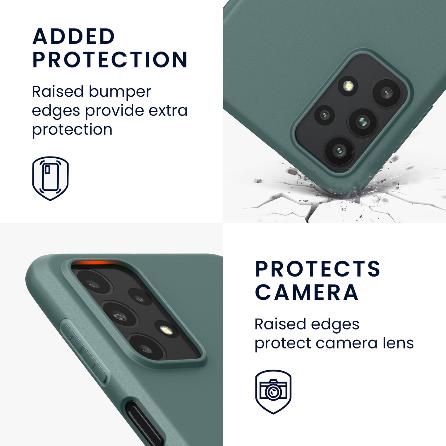 kwmobile Case for Samsung Galaxy A23 4G / 5G - Wireless Charging - Protective Cover