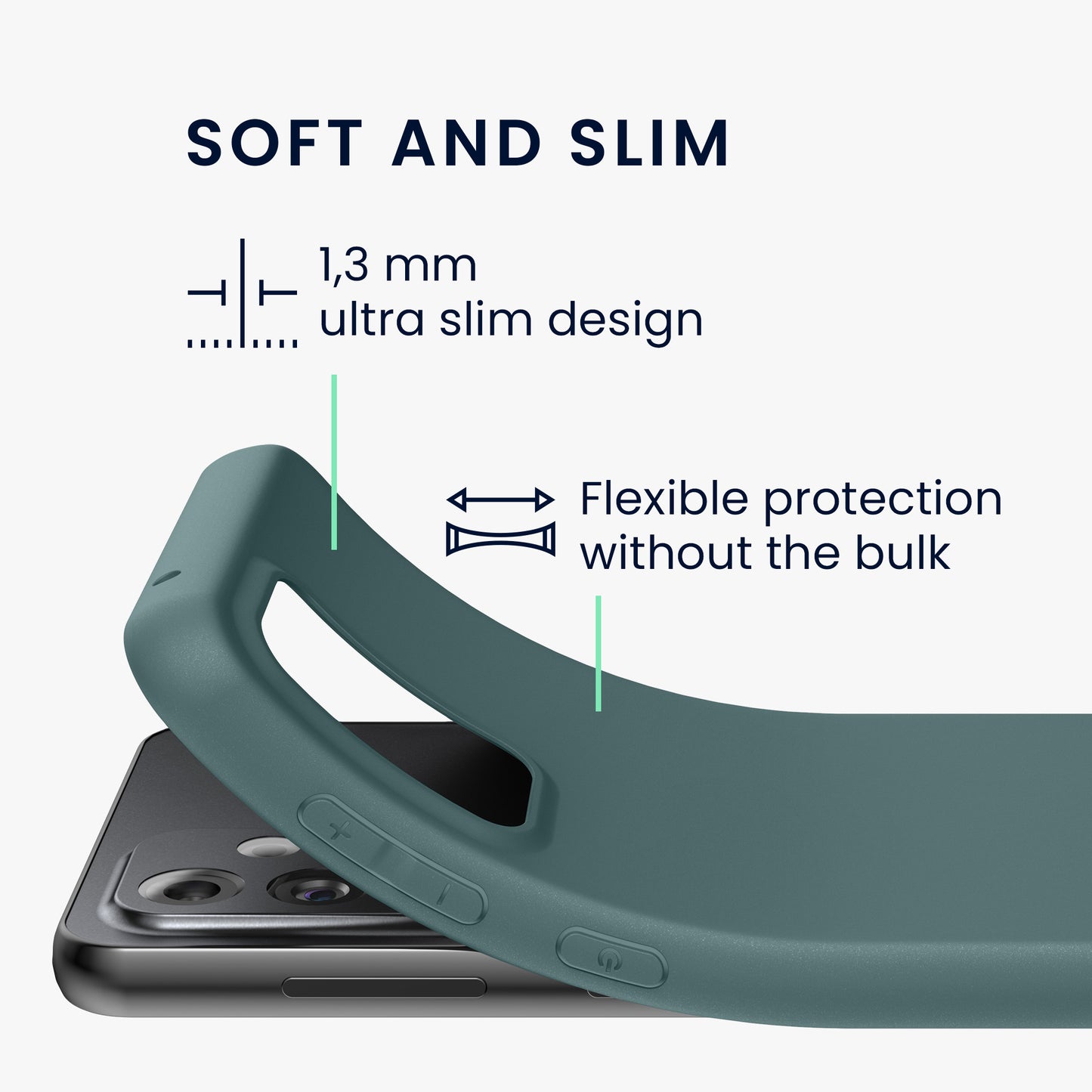 kwmobile Cell Phone Case for Samsung Galaxy A33 5G Case - Wireless Charging - Protective Cover