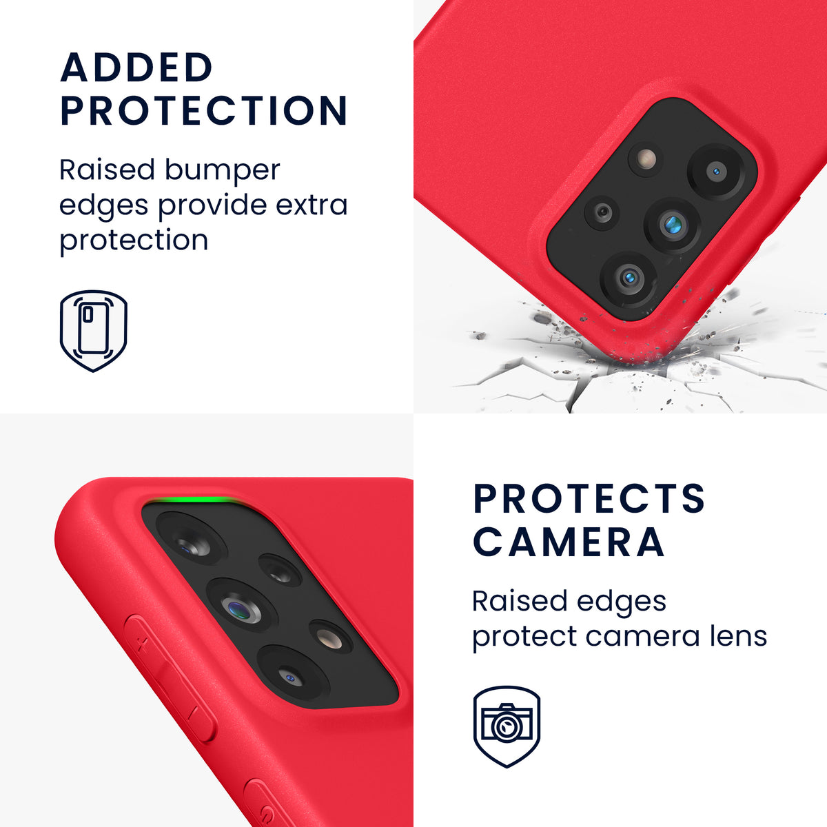 kwmobile Cell Phone Case for Samsung Galaxy A33 5G Case - Wireless Charging - Protective Cover