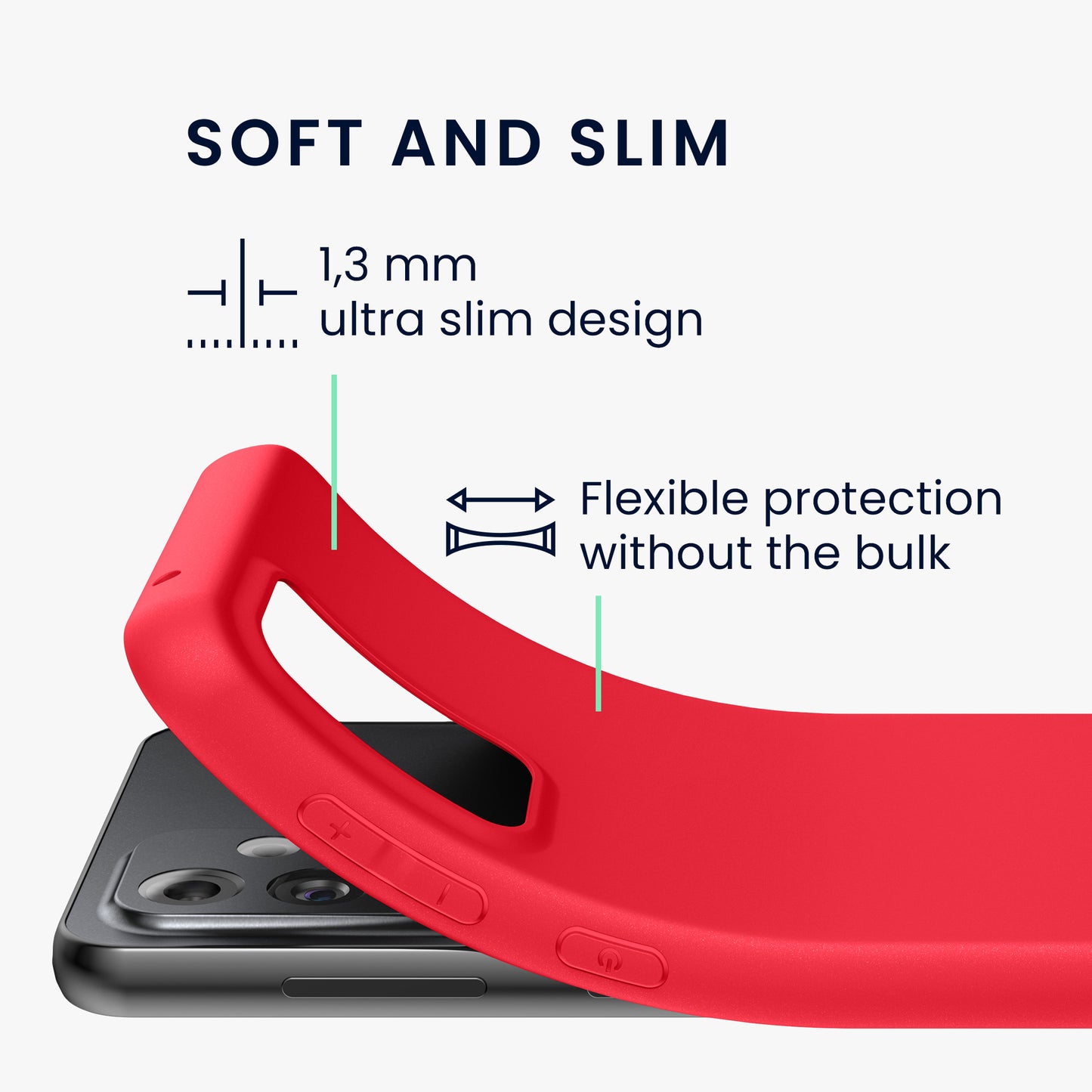 kwmobile Cell Phone Case for Samsung Galaxy A33 5G Case - Wireless Charging - Protective Cover