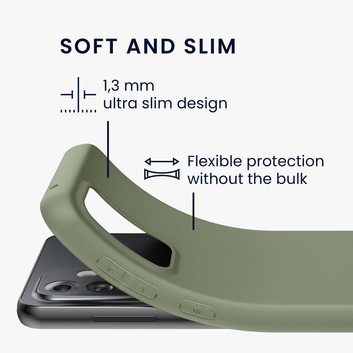 kwmobile Cell Phone Case for Samsung Galaxy A33 5G Case - Wireless Charging - Protective Cover