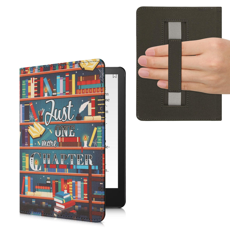 Flip Case with Hand Strap for Kindle Paperwhite 11th Generation 2021 Just One More Chapter