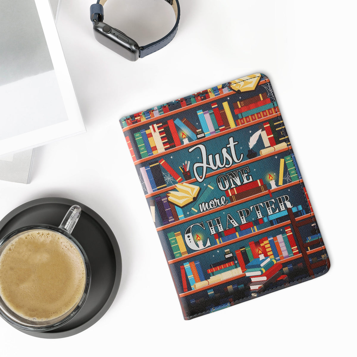 Flip Case with Hand Strap for Kindle Paperwhite 11th Generation 2021 Just One More Chapter