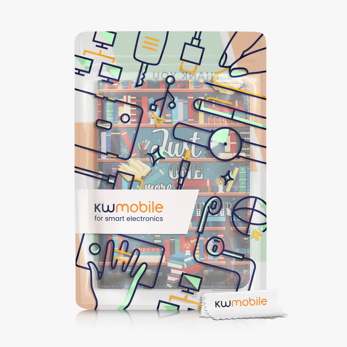 Flip Case with Hand Strap for Kindle Paperwhite 11th Generation 2021 Just One More Chapter