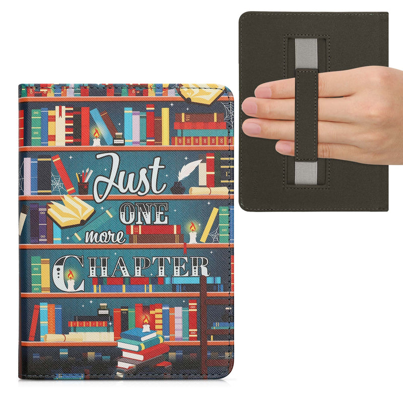 Flip Case with Hand Strap for Kindle Paperwhite 11th Generation 2021 Just One More Chapter