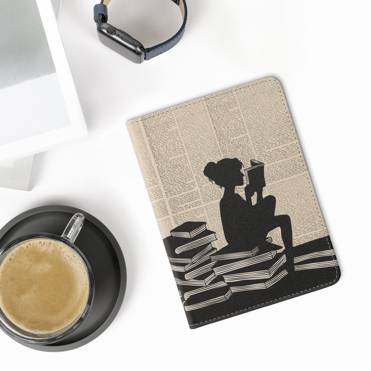 Flip Case with Hand Strap for Kindle Paperwhite 11th Generation 2021 Just One More Chapter
