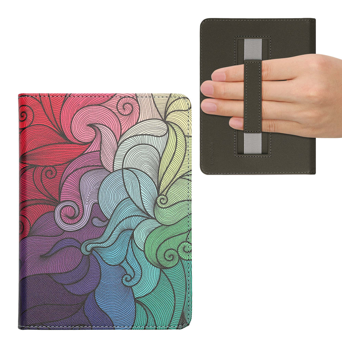Flip Case with Hand Strap for Kindle Paperwhite 11th Generation 2021 Just One More Chapter