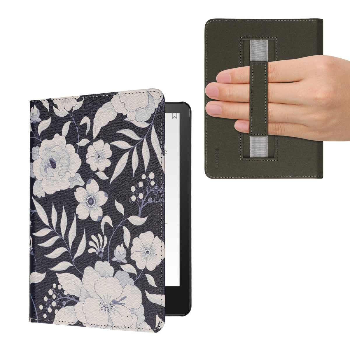 Flip Case with Hand Strap for Kindle Paperwhite 11th Generation 2021 Just One More Chapter