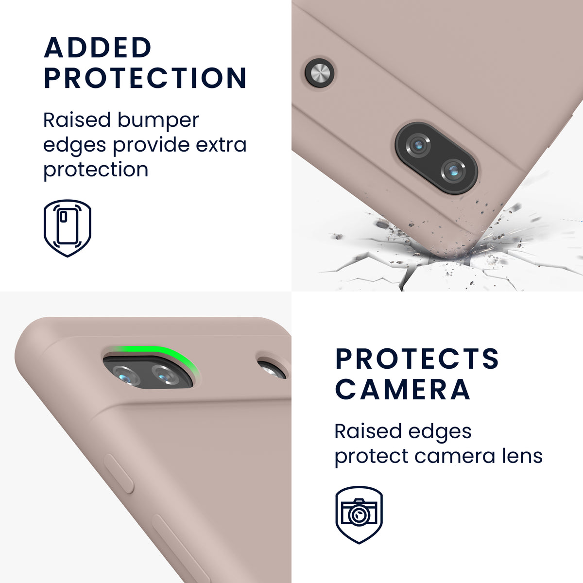 kwmobile Phone Case for Google Pixel 6a Case Wireless Charging